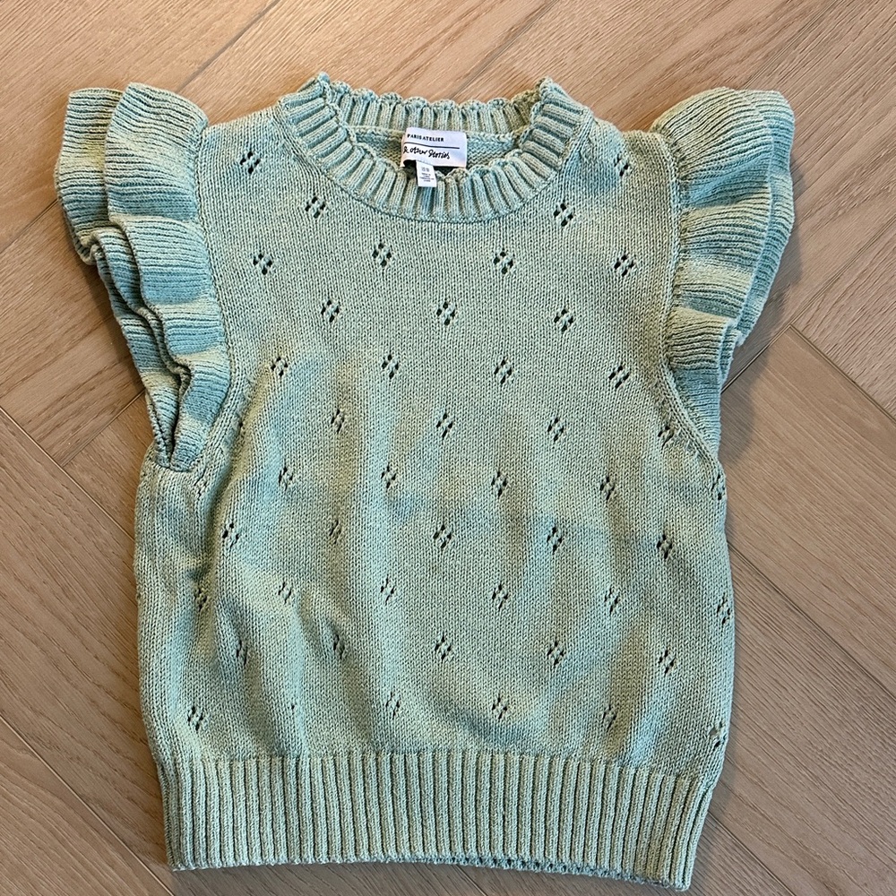 & Other Stories Light Green Knit Sweater